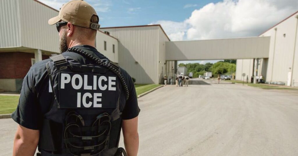 ICE agents randomly arrest spouses at San Diego green card interviews. People ask what's happening. (via picryl).