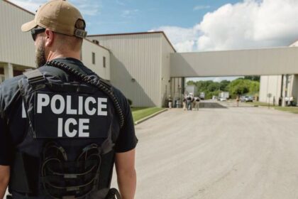 ICE agents randomly arrest spouses at San Diego green card interviews. People ask what's happening. (via picryl).