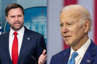 JD Vance and Joe Biden