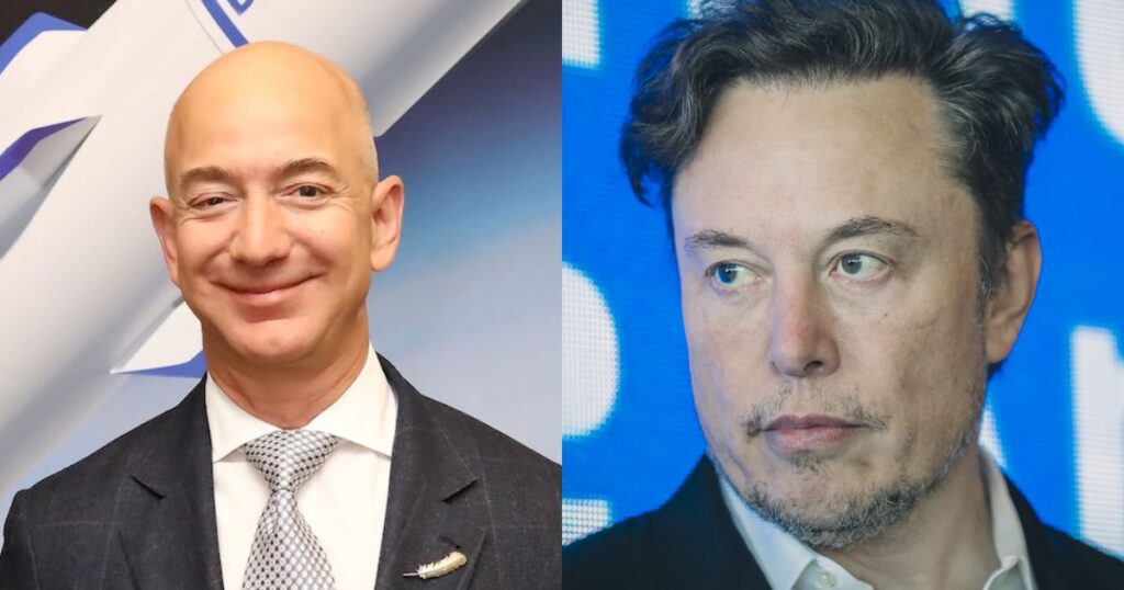 Jeff Bezos and Elon Musk