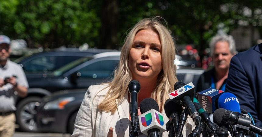 Karoline Leavitt addressed a question about H1-B visas