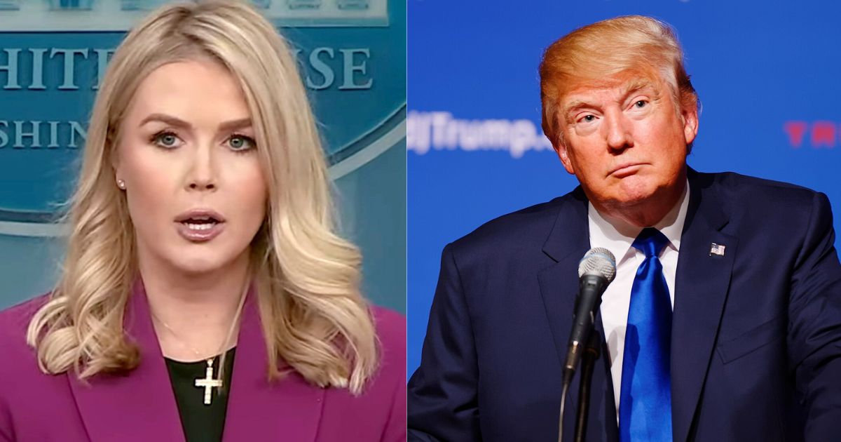 Karoline Leavitt was asked about Trump's health