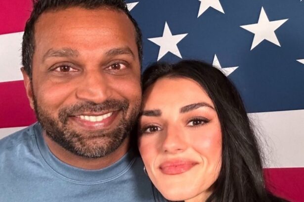 Kash Patel and Alexis Wilkins