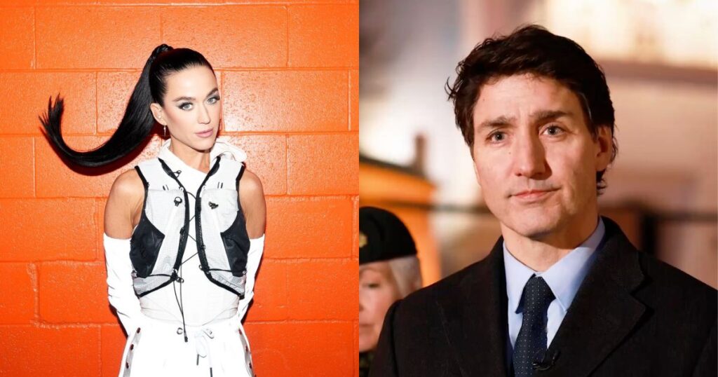 Katy Perry and Justin Trudeau