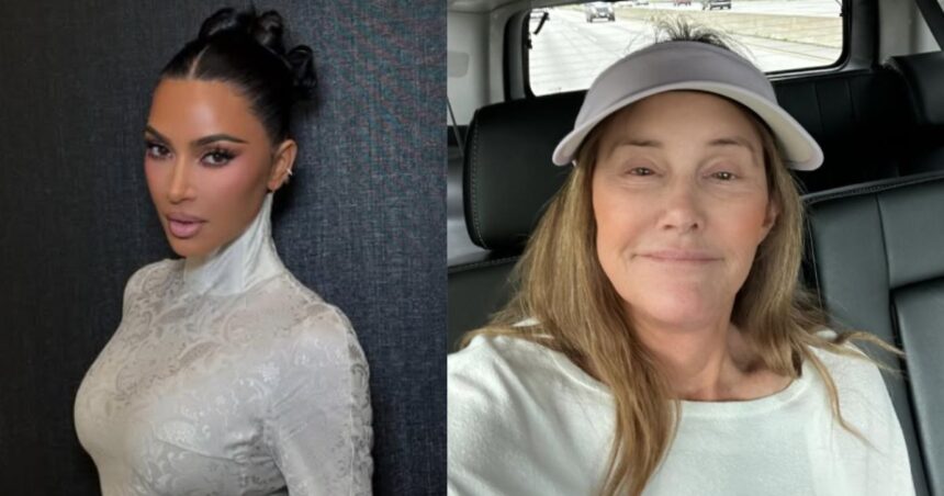 Kim Kardashian and Caitlyn Jenner