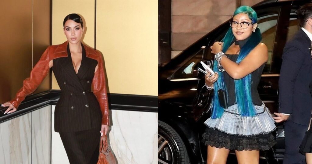 Kim Kardashian reacts to Backlash over North West’s new piercing.