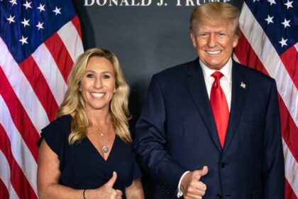 Marjorie taylor Greene and Donald Trump