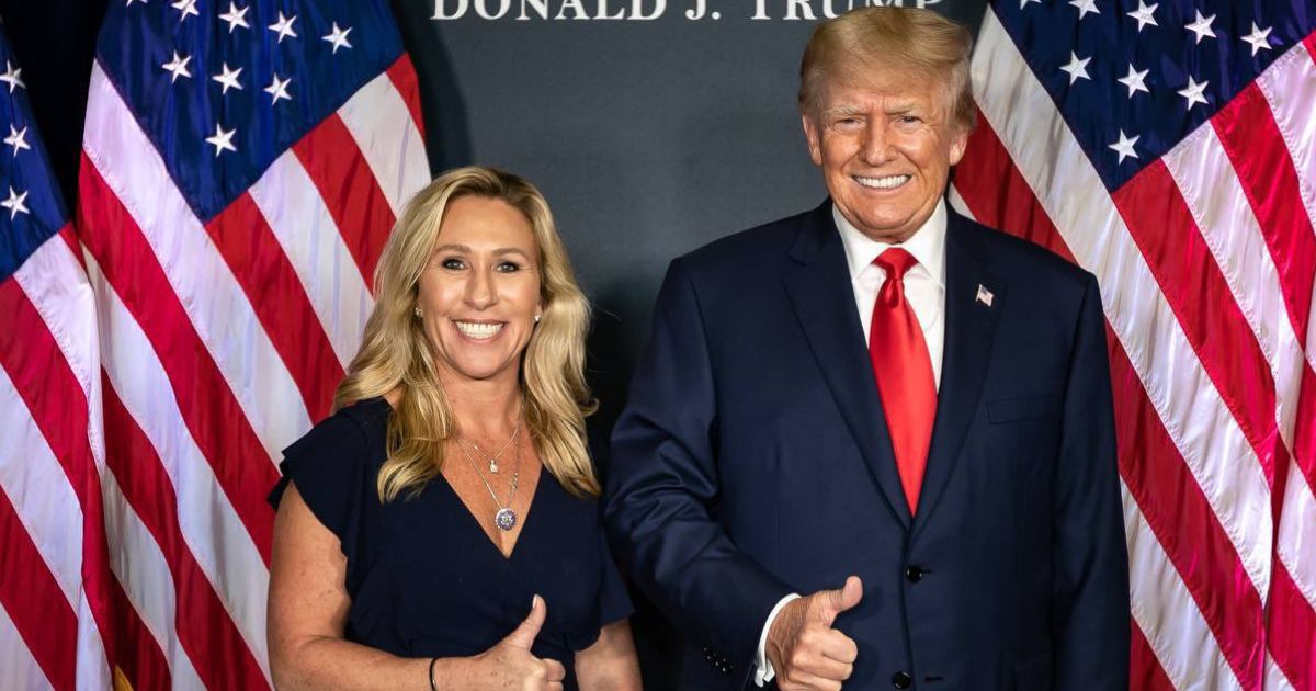 Marjorie taylor Greene and Donald Trump