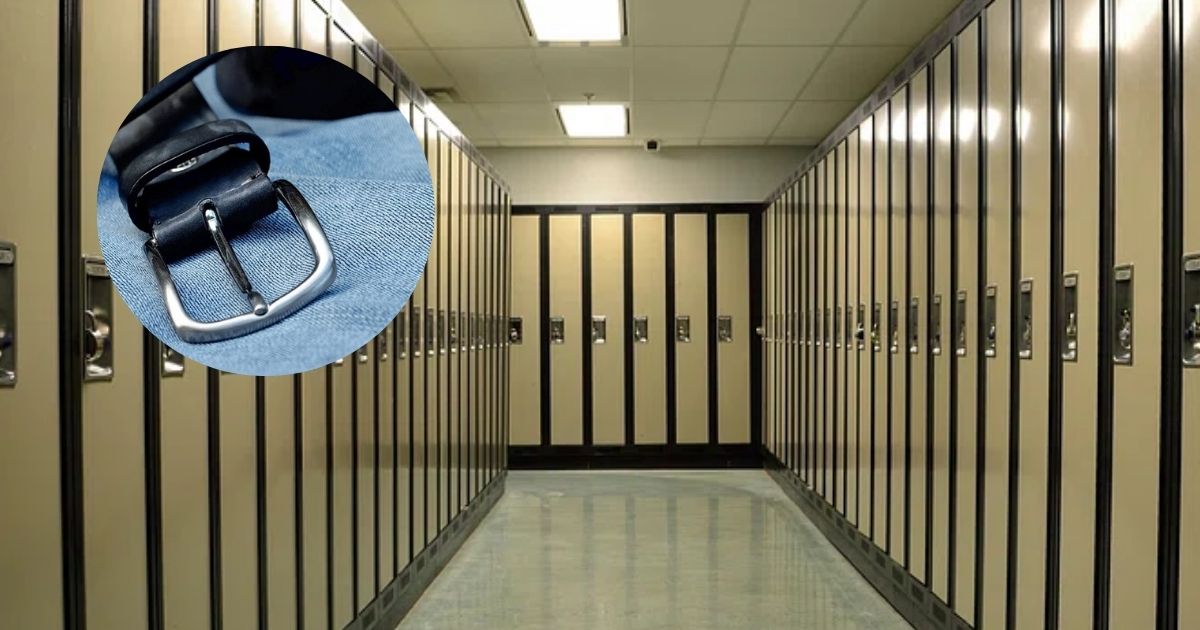 Massachusetts mother fumes in anger as her son gets brutally bullied in his high school locker room. (Main Image: via Rawexels) and ( Insert: via bullsheathleather).