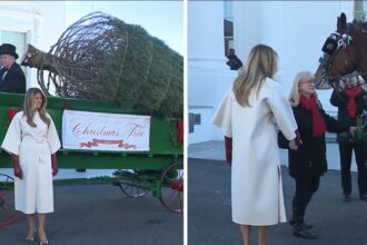 Melania Trump is Christmas ready.