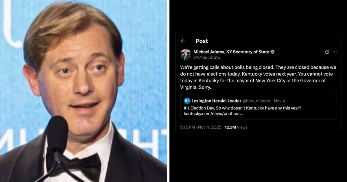 Michael Adams addressed voter confusion about Kentucky’s lack of elections in 2025