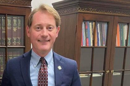 Kentucky Secretary of State Michael G Adams smiling