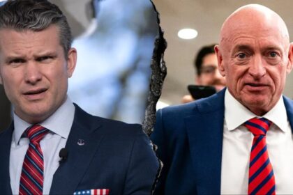 Pete Hegseth and Mark Kelly