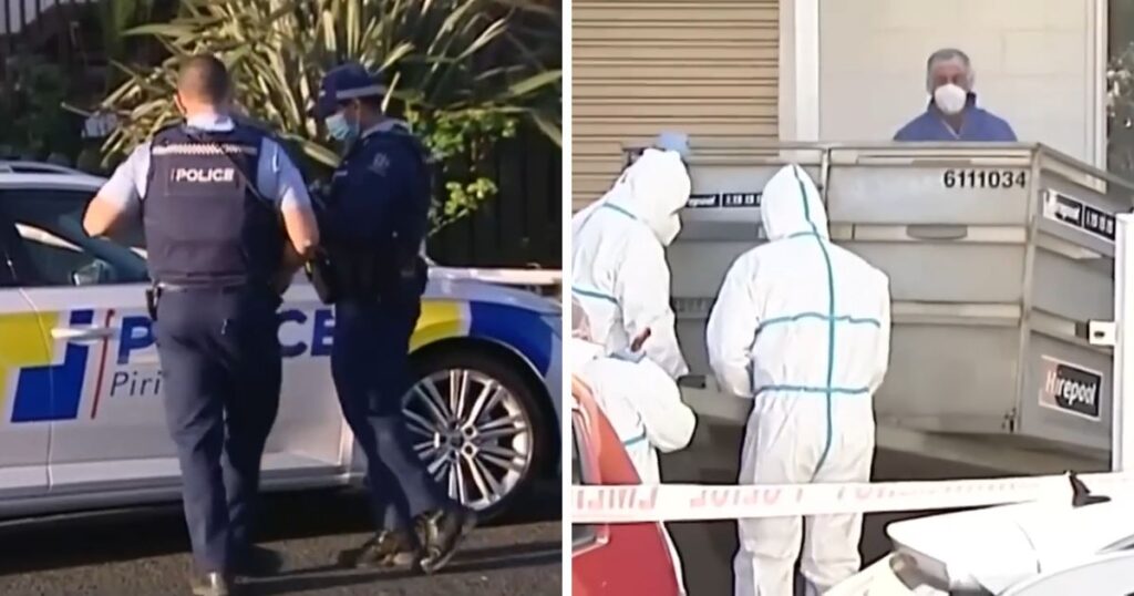 Police have been looking into the Auckland storage facility where the children's bodies were discovered in suitcases after an auction buyer unlocked the unit