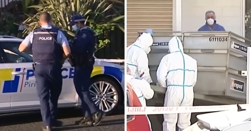 Police have been looking into the Auckland storage facility where the children's bodies were discovered in suitcases after an auction buyer unlocked the unit