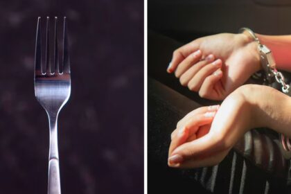 Police say 39-year-old Leticia Puentes stabbed her son behind the ear with a fork during a domestic dispute at their Miami-Dade home.