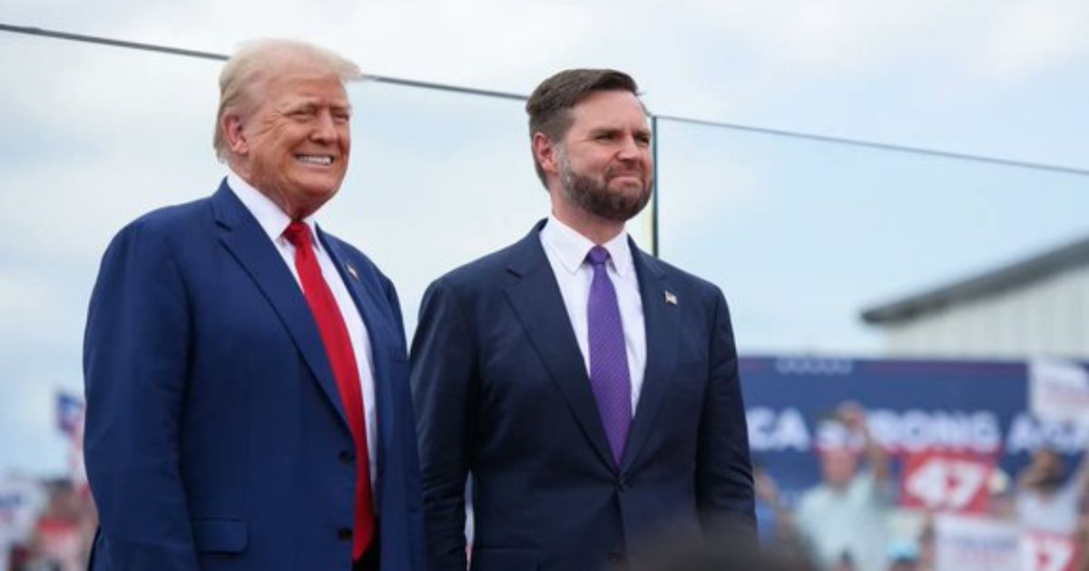 President Donald Trump and Vice President JD Vance. ( Image Credit: @globaleeyenews|X.com).