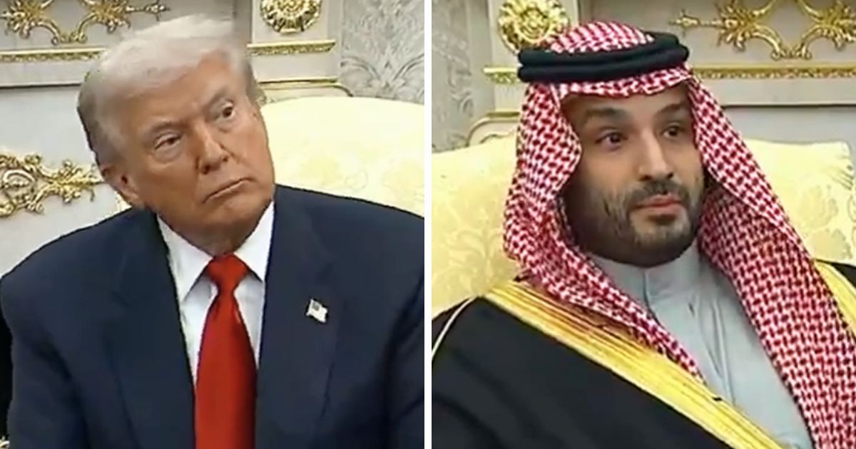 President Donald Trump clashes with an ABC reporter during Crown Prince Mohammed bin Salman’s Oval Office visit