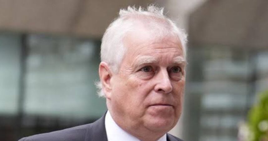 Prince Andrew (former Duke of York). ()Prince Andrew (former Duke of York). @blakandblack|X.com).