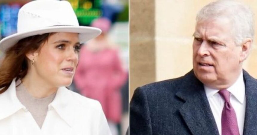 Princess Eugenie and Prince Andrew. ( UNN @UnityNewsNet|X.com).