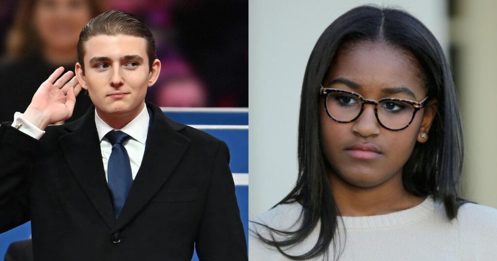Sasha Obama and Barron Trump dating rumors