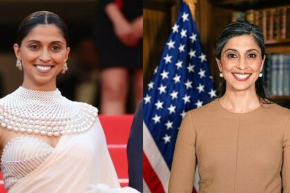 Second Lady Usha Vance. ( left- @IvankaNews_|X.com) and ( right- @SaveAmericaNew|X.com).