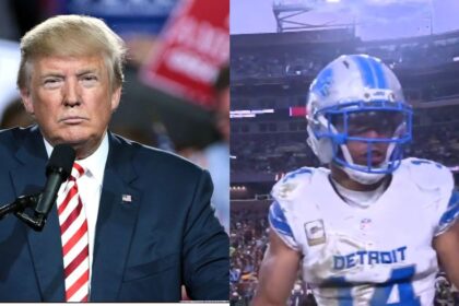 St. Brown paid Trump a tribute