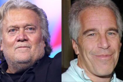 Steve Bannon and Jeffrey Epstein. (Image source: ww3mediaa/x)