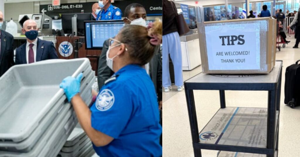 TSA Tip Box at airport