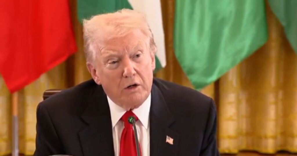 Donald Trump was spotted with a new hairstyle