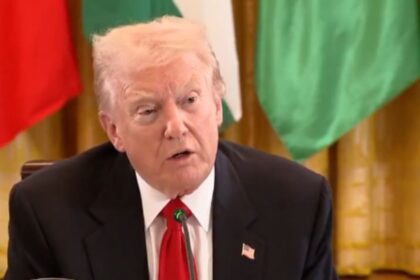 Donald Trump was spotted with a new hairstyle