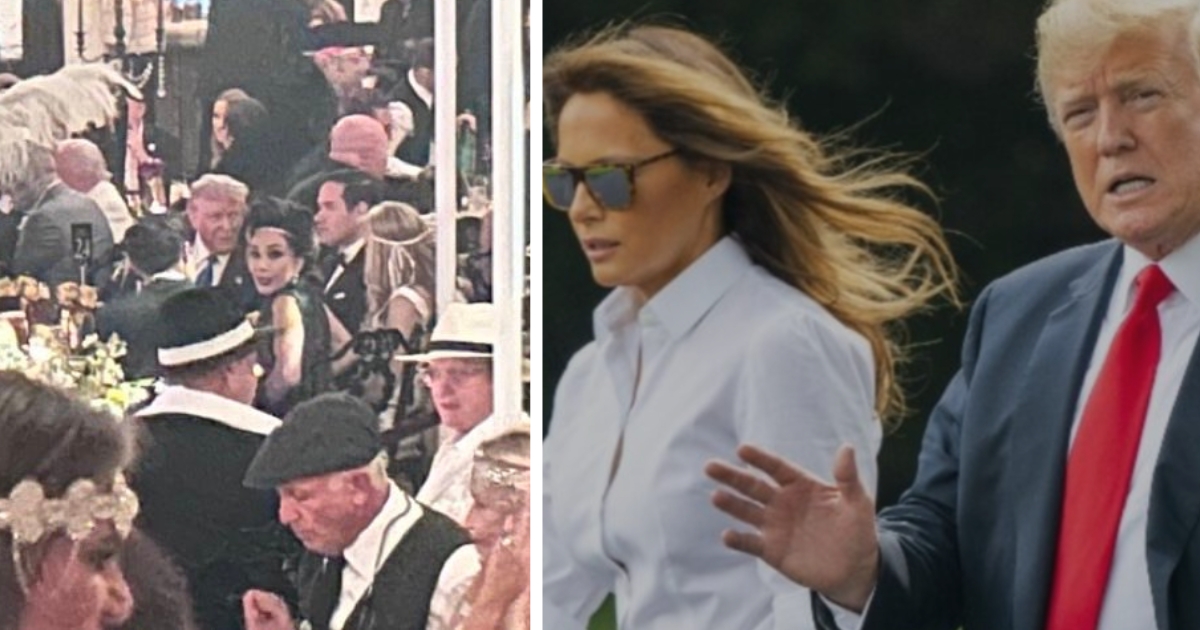 Melania with Trump