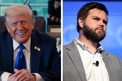 Donald Trump joked about Vance at the White House breakfast