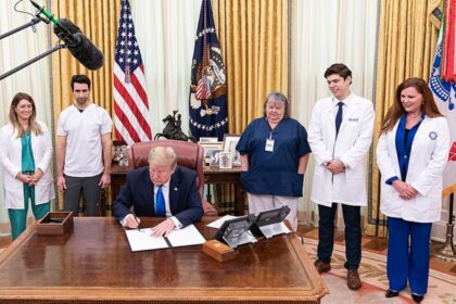 Trump welcoming Nurses to White House