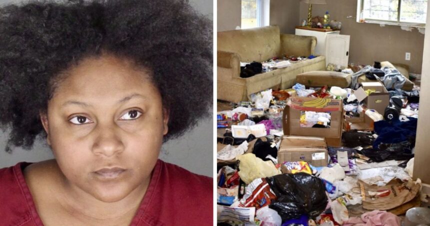 Mom arrested for leaving her kids in deplorable condition