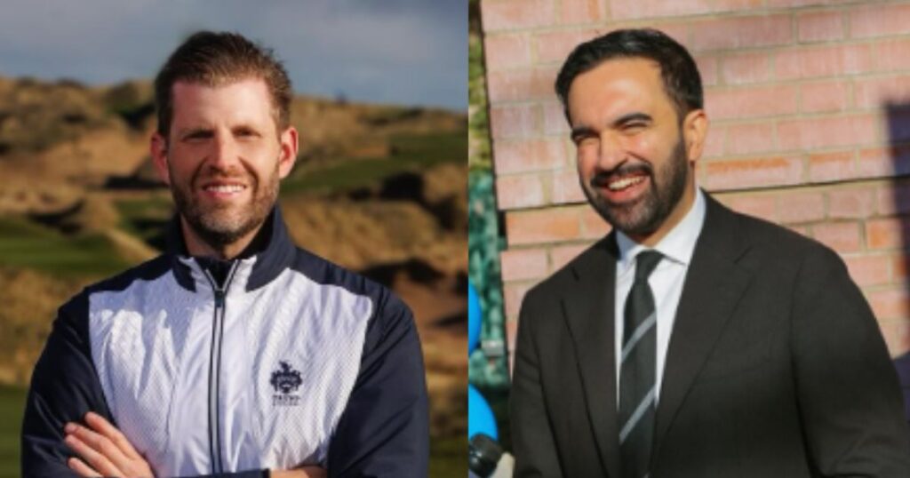 Eric trump and zohran mamdani