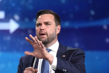 Vice President JD Vance speaking at an event talking about the increased prices of goods. (PHOTO BY gage Skidmore- via Flickr).