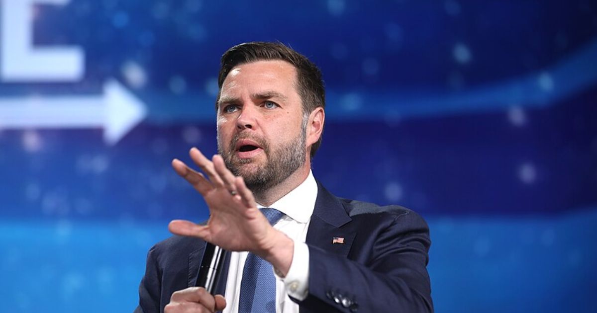 Vice President JD Vance speaking at an event talking about the increased prices of goods. (PHOTO BY gage Skidmore- via Flickr).