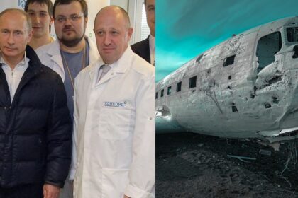 Vladmir Putin and Yevgeny Prigozhin