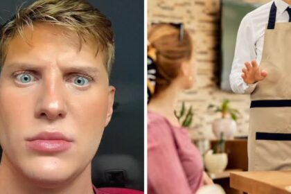 Waiter Dean Redmond recounts a brutal customer interaction that took a shocking emotional turn