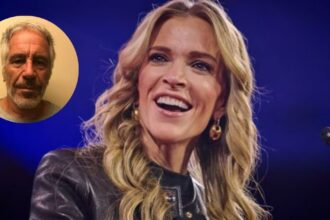 Well known actress condemns Megyn Kelly’s controversial Epstein claims in a series of posts. ( Main Image: @AmberWoods100|X.com) and (Insert- via Heute.at).