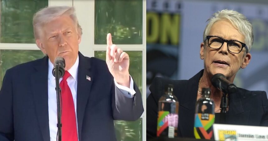 Jamie lee curtis called out Donald Trump's behavior