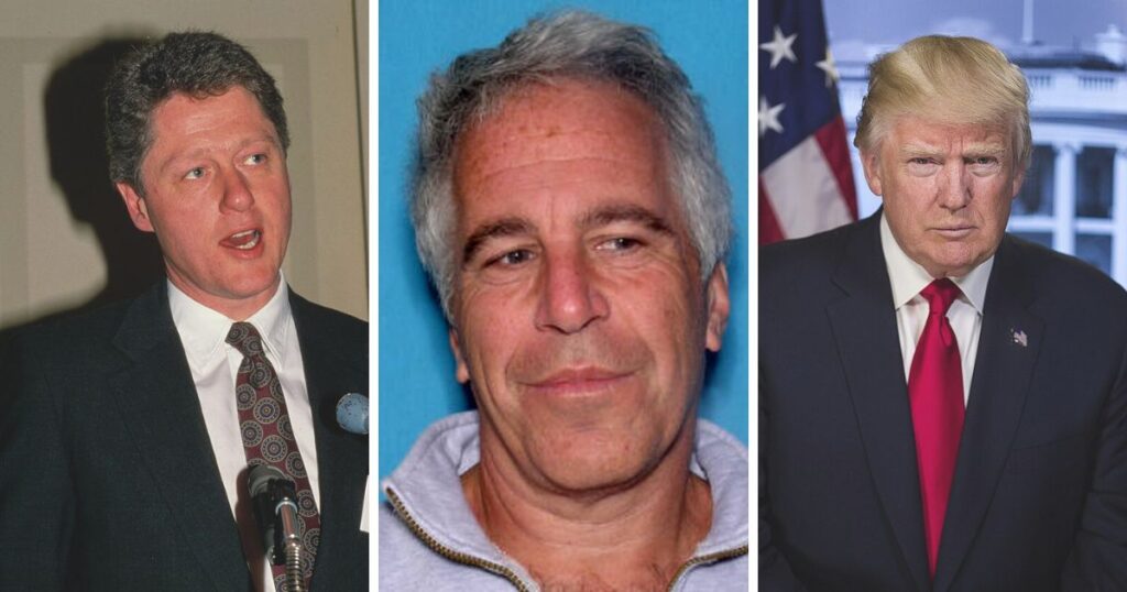Bill Clinton, Jeffrey Epstein, and Donald Trump