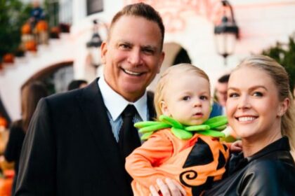 Karoline Leavitt with her husband and son