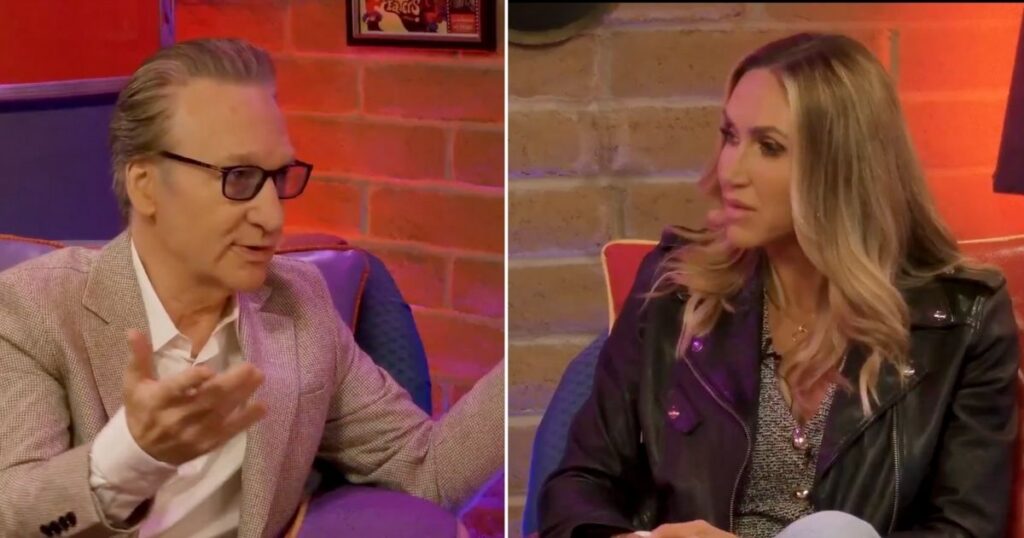 lara trump tries to Defend president infront of bill maher
