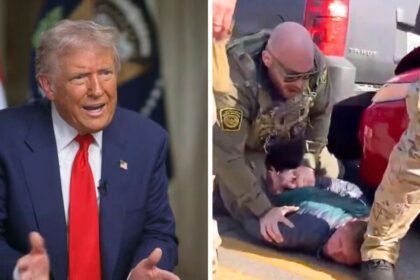 Donald Trump speaks about ICE raids