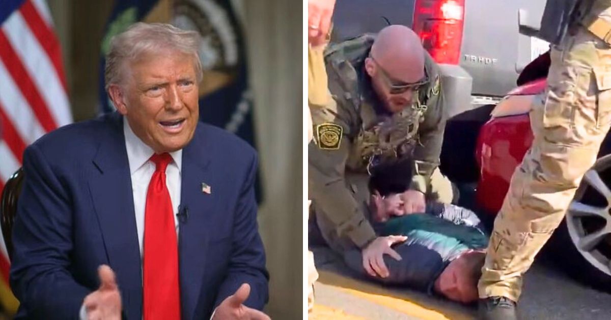 Donald Trump speaks about ICE raids