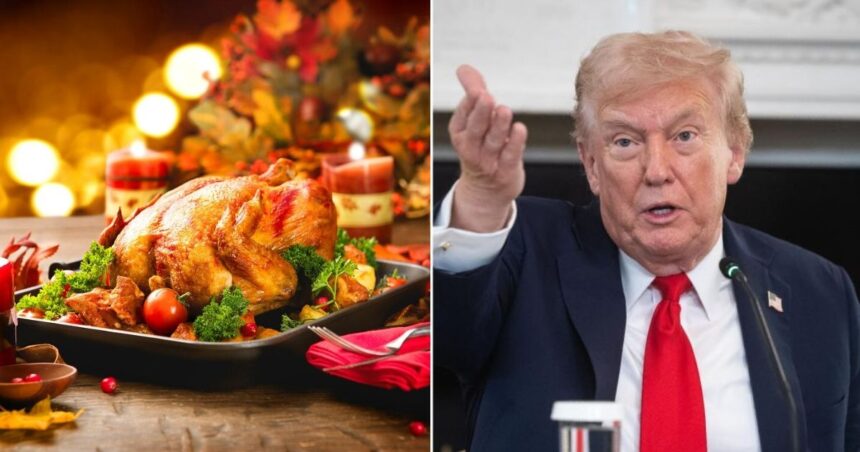 trump thanksgiving meal