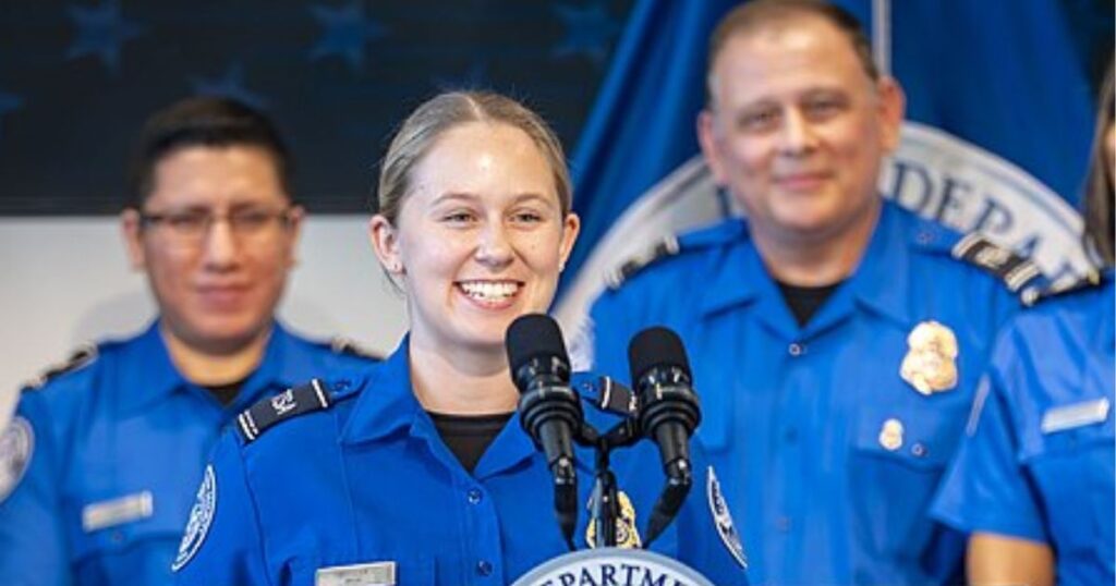 A TSA rep warned flyers to avoid wearing glitter clothes to avoid getting a pat down