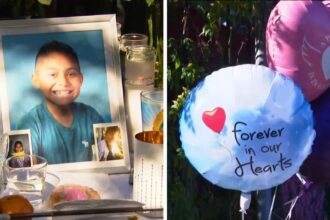 A vigil has marked the site where 11-year-old boy Aiden Torres de Paz was killed in a hit-and-run